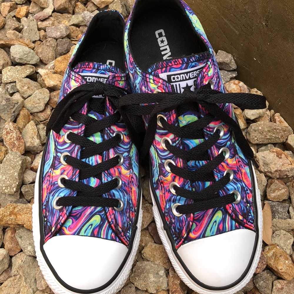 Converse Multicolor Abstract Sneakers